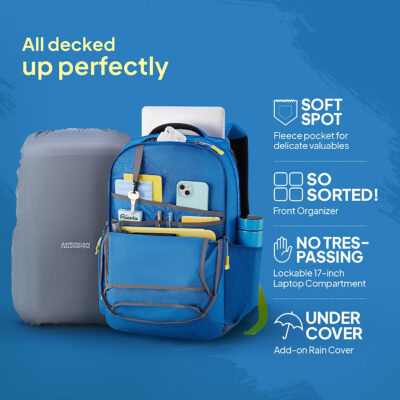 Brett Backpack Vallarta Blue 6