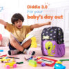 Diddle Backpack Alien Black 1