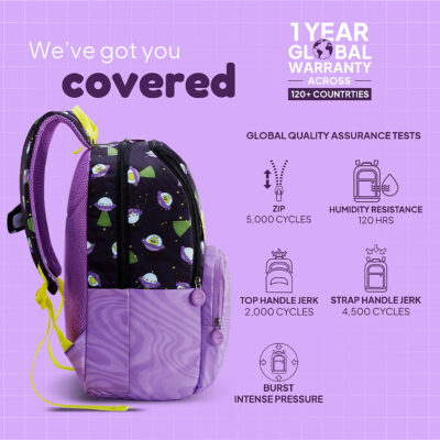 Diddle Backpack Alien Black 3
