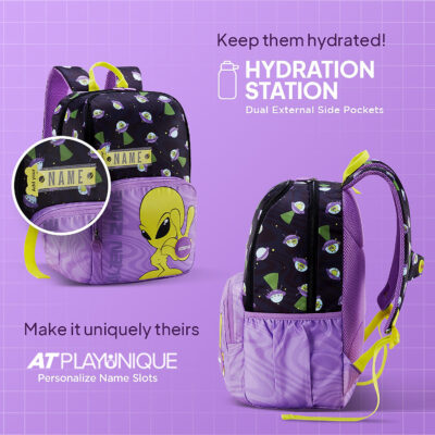Diddle Backpack Alien Black 4