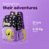 Diddle Backpack Alien Black 5