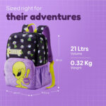 Diddle Backpack Alien Black 5