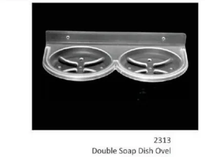 Double Soap Dish Ovel
