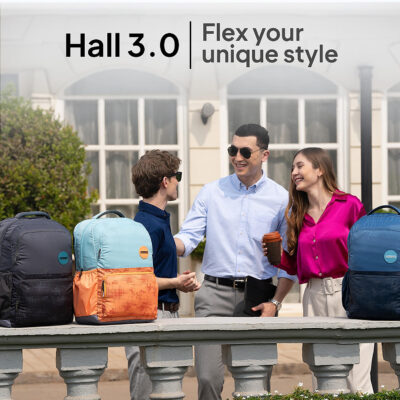 Hall Backpack Grey Black 3