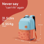 Hall Backpack Mint Orange 2