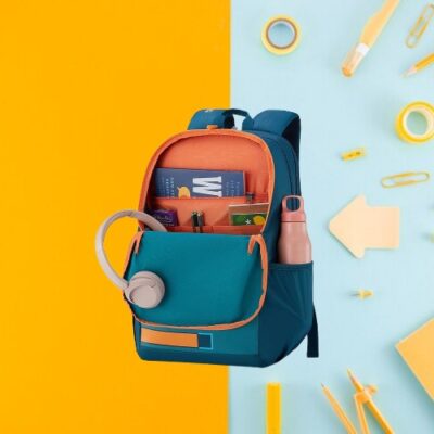 Herd Backpack Teal Orange 4