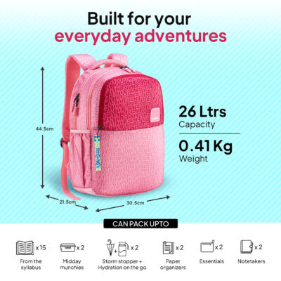 Mia Backpack Pink 2