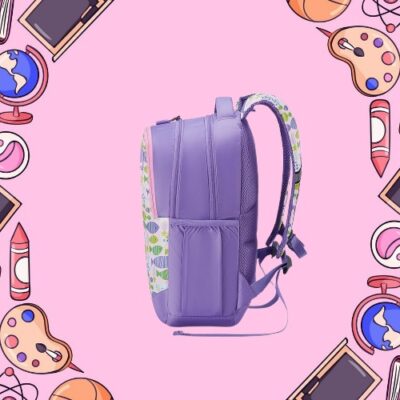 Ollie Backpack Fishy Purple 6