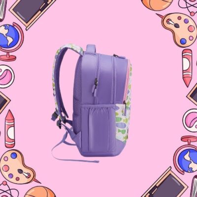 Ollie Backpack Fishy Purple 7