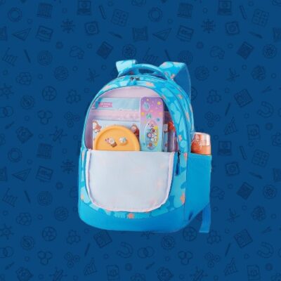 Ollie Backpack Flora Blue 2