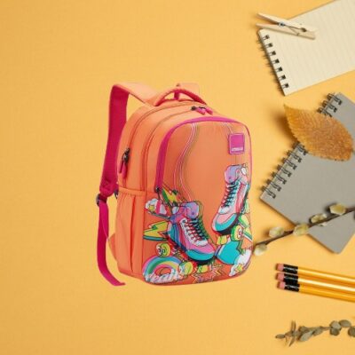 Ollie Backpack Glyph Orange 5