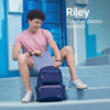 Riley Backpack Midnight Blue 1