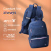 Riley Backpack Midnight Blue 4