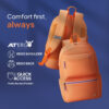 Riley Backpack Orange 1