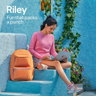 Riley Backpack Orange 3