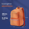 Riley Backpack Orange 5