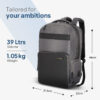 Segno 02 Expandable Backpack Grey 3