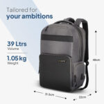 Segno 02 Expandable Backpack Grey 3