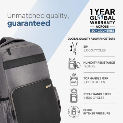 Segno 02 Expandable Backpack Grey 6