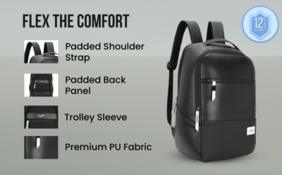 Skybags EKOH 01 LAPTOP BACKPACK Black 1
