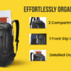Skybags EKOH 01 LAPTOP BACKPACK Black 4