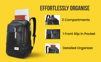 Skybags EKOH 01 LAPTOP BACKPACK Black 4