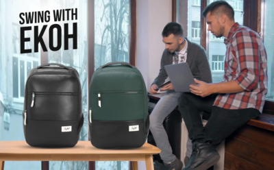 Skybags EKOH 01 LAPTOP BACKPACK Green 2