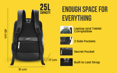 Skybags EKOH 01 LAPTOP BACKPACK Green 4