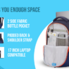 Skybags GRAD 03 LAPTOP BACKPACK Blue 2