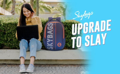 Skybags GRAD 03 LAPTOP BACKPACK Blue 4