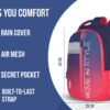Skybags GRAD 04 LAPTOP BACKPACK Red 1