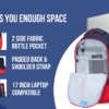 Skybags GRAD 04 LAPTOP BACKPACK Red 2