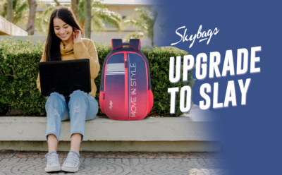 Skybags GRAD 04 LAPTOP BACKPACK Red 3