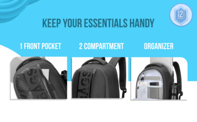 Skybags GRAD 05 LAPTOP BACKPACK Grey 1