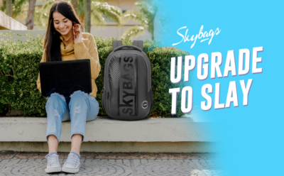 Skybags GRAD 05 LAPTOP BACKPACK Grey 3