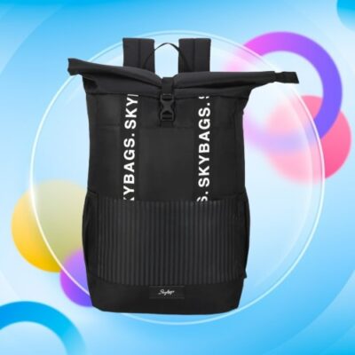 Skybags GRAD PLUS 01 LAPTOP BACKPACK Black 10