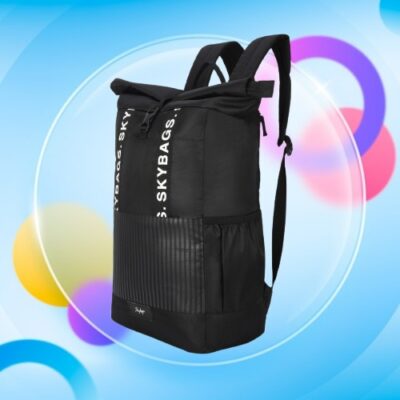 Skybags GRAD PLUS 01 LAPTOP BACKPACK Black 8