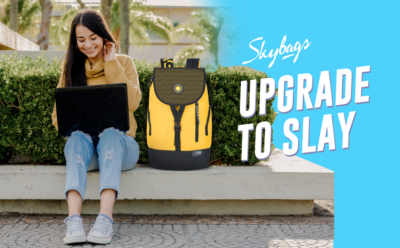 Skybags GRAD PRO 03 LAPTOP BACKPACK Yellow 7