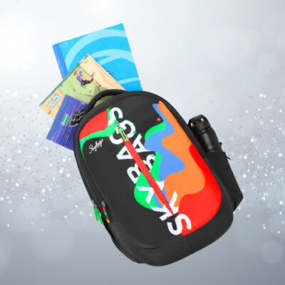 Skybags KLAN 05 SCHOOL BACKPACK BLACK 3