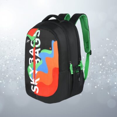 Skybags KLAN 05 SCHOOL BACKPACK BLACK 6