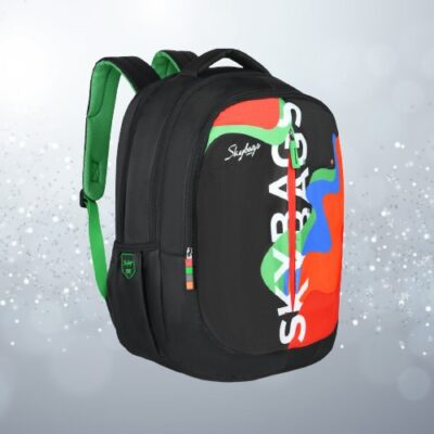 Skybags KLAN 05 SCHOOL BACKPACK BLACK 7