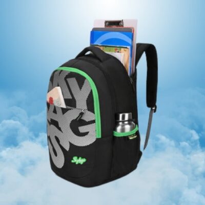 Skybags KLAN PLUS 01 SCHOOL BACKPACK BLACK 3