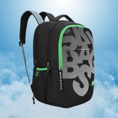 Skybags KLAN PLUS 01 SCHOOL BACKPACK BLACK 5