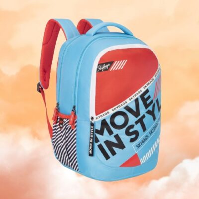Skybags KLAN PLUS 05 SCHOOL BACKPACK SKYBLUE 5