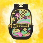 Skybags KLAN PLUS 07 SCHOOL BACKPACK BLACK 6 removebg preview