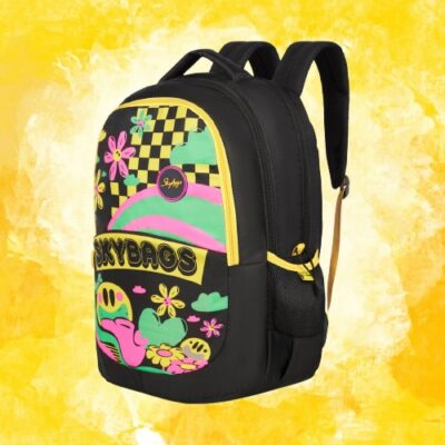 Skybags KLAN PLUS 07 SCHOOL BACKPACK BLACK 7