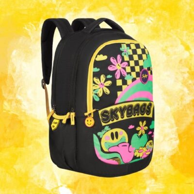 Skybags KLAN PLUS 07 SCHOOL BACKPACK BLACK removebg preview (1)