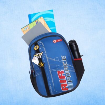 Skybags MAZE PRO 05 SCHOOL BACKPACK Blue Black 4