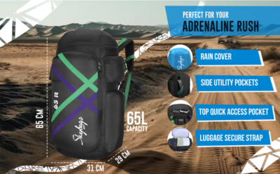 Skybags RIDGE 02 65L RUCKSACK 3