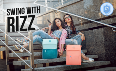 Skybags RIZZ 01 LAPTOP BACKPACK Peach 4